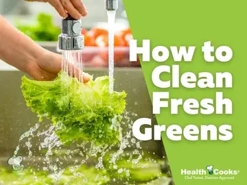 How to Clean Fresh Lettuce, Herbs and Vegetables