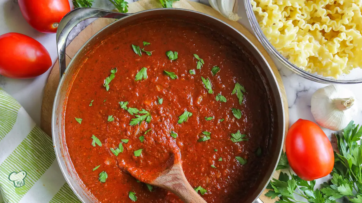 Low Sodium Marinara Sauce with Canned Stewed Tomatoes