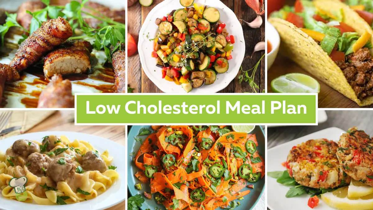 5-Day Low Cholesterol Menu: 10 Easy Free Dinner Recipes