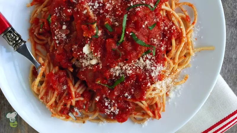 Heart Healthy Spaghetti with Marinara Sauce