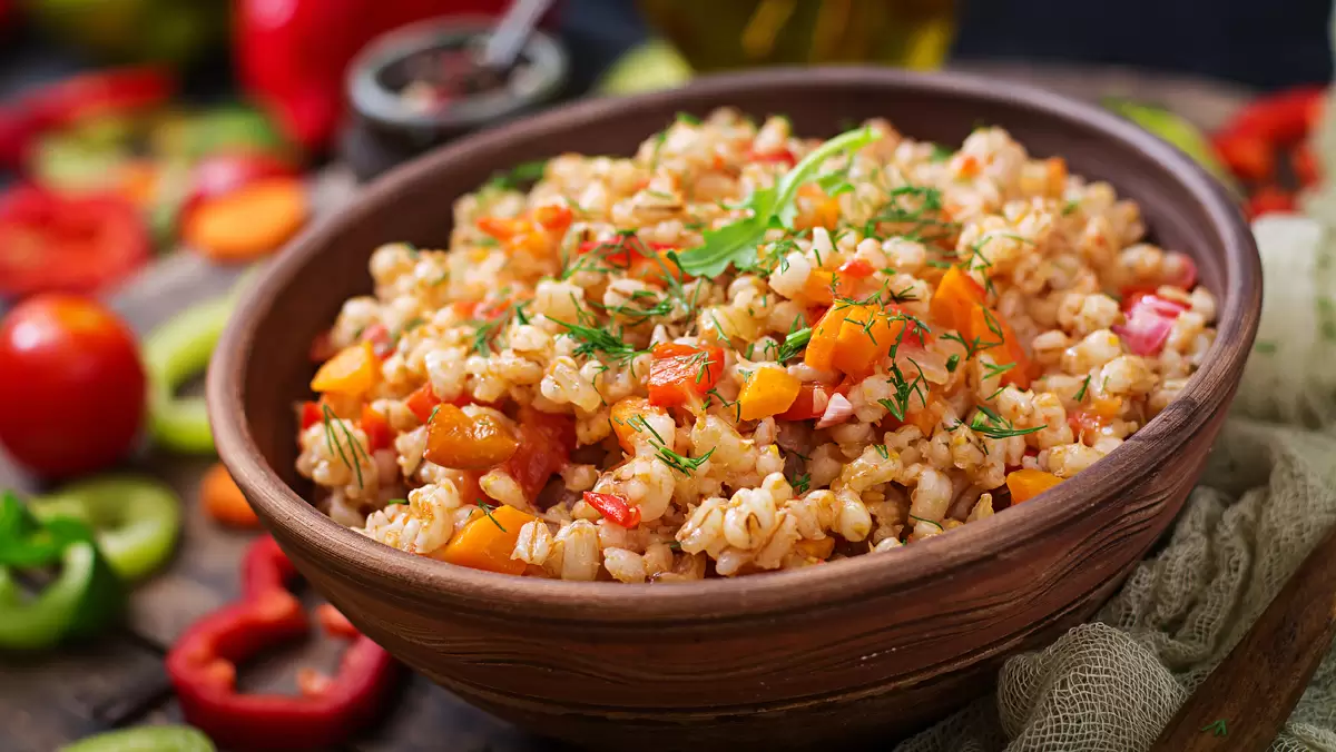 Heart Healthy Tomato Barley Risotto