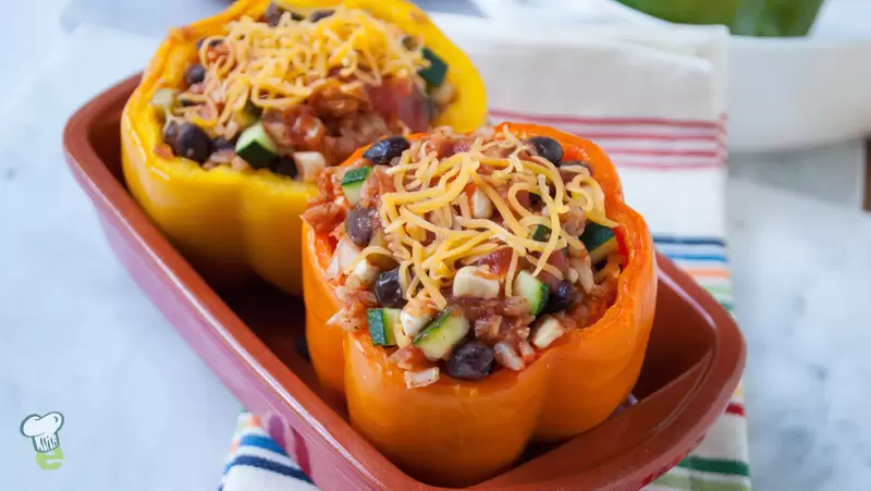 Heart Healthy Vegetarian Stuffed Peppers