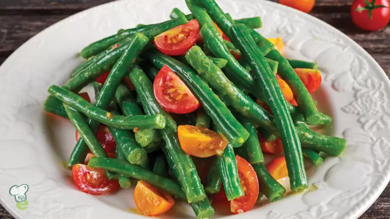 Heart Healthy Green Beans with Tomatoes
