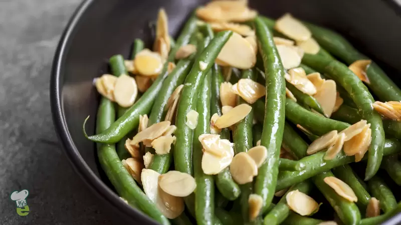 Heart Healthy Green Beans with Almond Slices