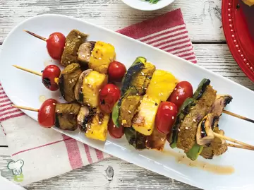 Pineapple Beef Kebobs