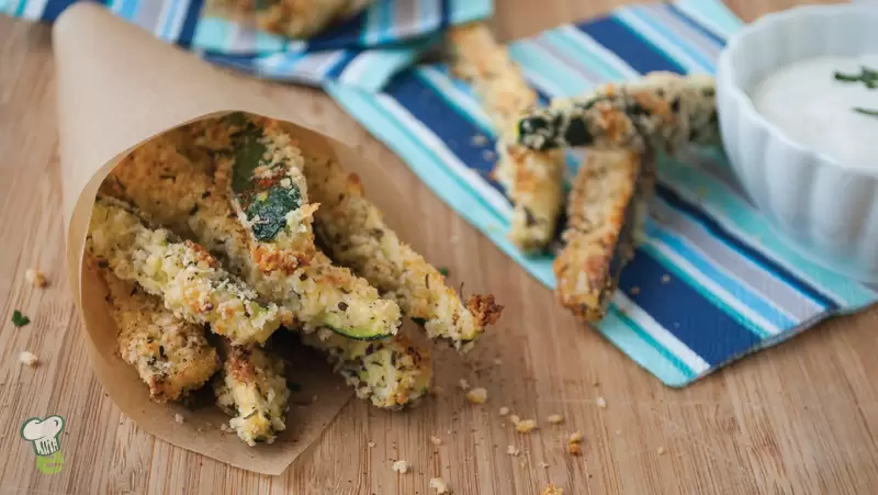 Heart Healthy Baked Zucchini Sticks
