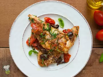 Mediterranean Chicken and Tomatoes