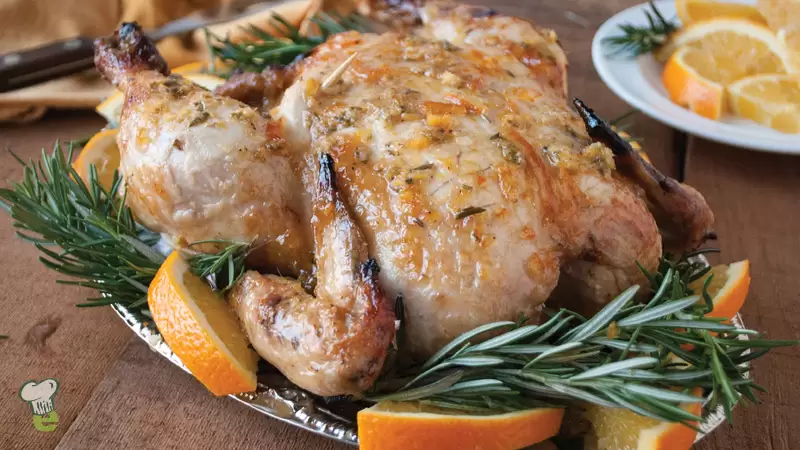 Heart Healthy Orange Roasted Chicken