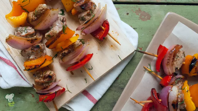Heart Healthy Pork Kebabs