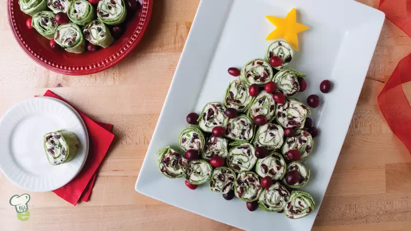 Heart Healthy Christmas Pinwheels