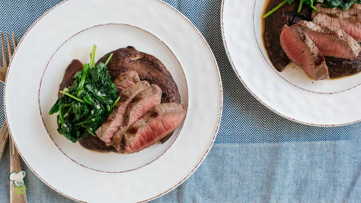 Heart Healthy Portobello Beef Tartines