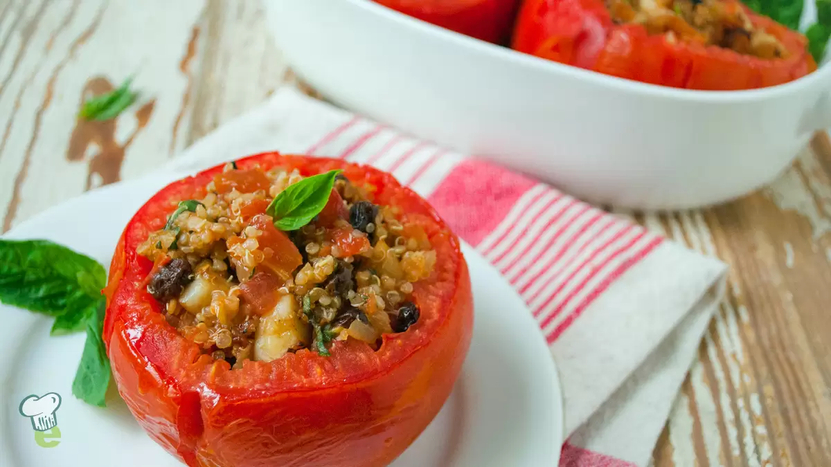 Heart Healthy Scallop Stuffed Tomatoes