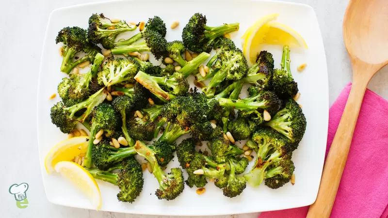 Heart Healthy Garlic Roasted Broccoli