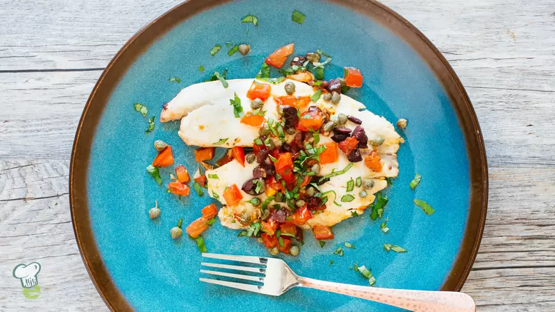 Heart Healthy Tilapia with Olives