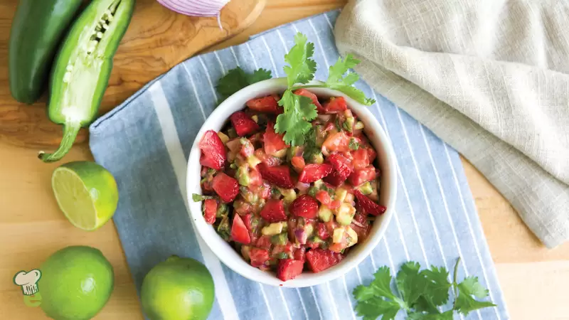 Heart Healthy Strawberry Avocado Salsa