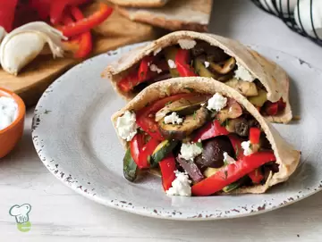 Veggie Pita Sandwich