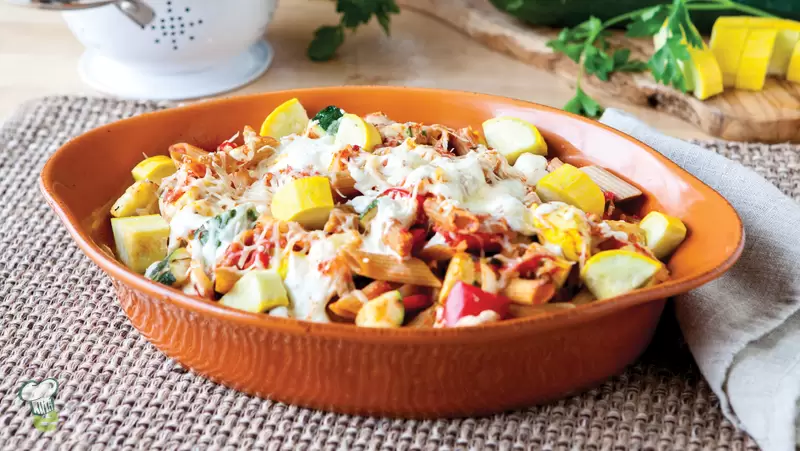 Heart Healthy Vegetable Baked Ziti
