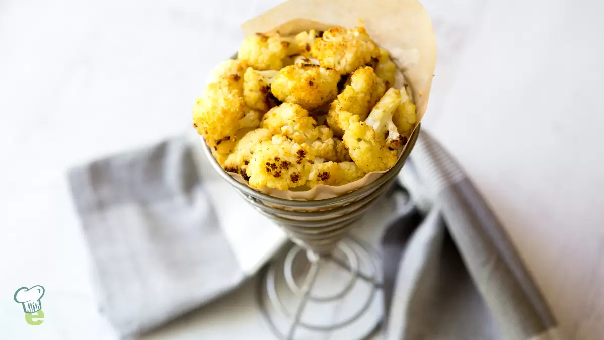 Heart Healthy Cauliflower Popcorn