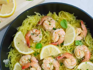 Shrimp Spaghetti Squash