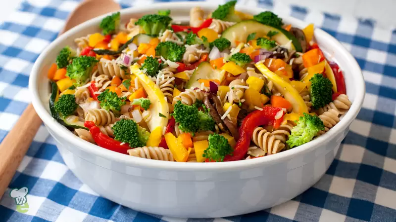 Heart Healthy Veggie Pasta Salad