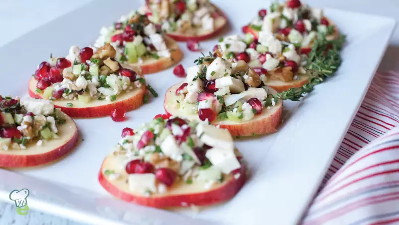 Heart Healthy Apple Canapes