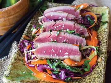 Garlic Lime Tuna Steaks