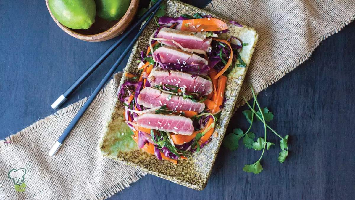 Heart Healthy Garlic Lime Tuna Steaks