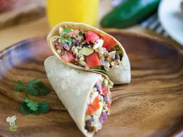 Tofu Breakfast Burrito