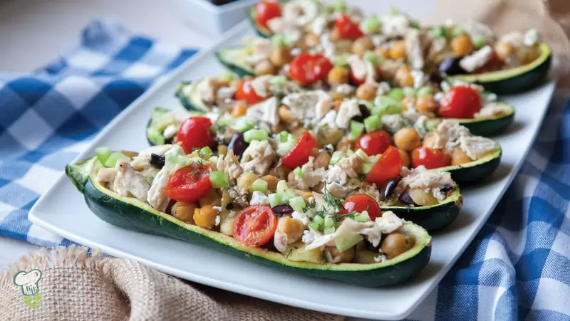 Heart Healthy Mediterranean Chicken and Zucchini
