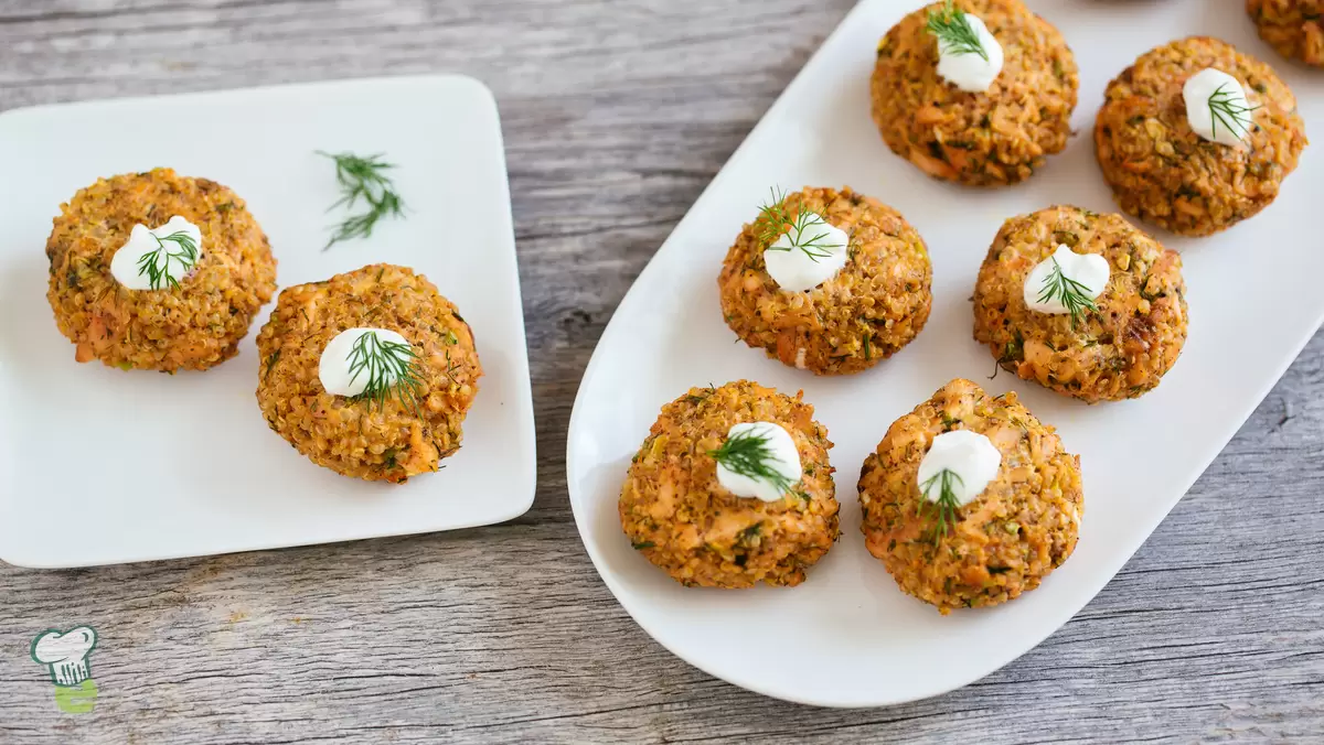Heart Healthy Salmon Quinoa Cakes