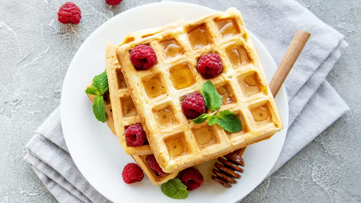 Heart Healthy Honey Yogurt Waffles
