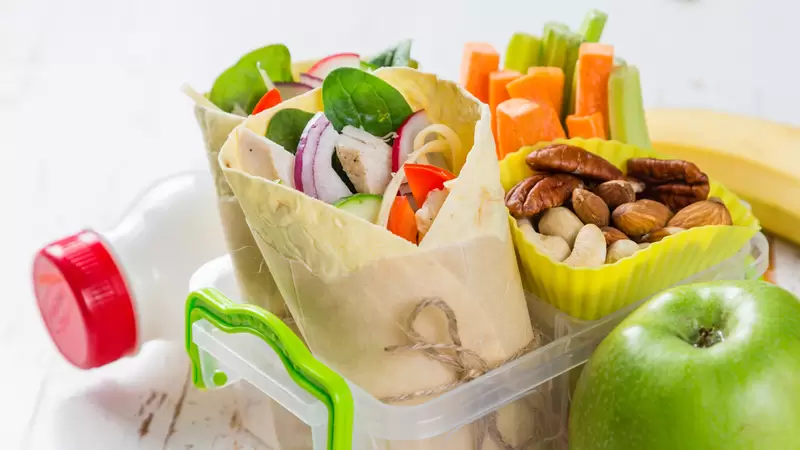 Heart Healthy Chicken Spinach Wrap
