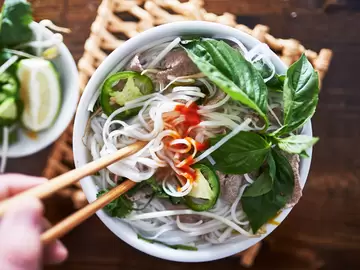 Beef Pho with Rice Noodles