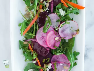 Arugula, Beet and Radish Salad