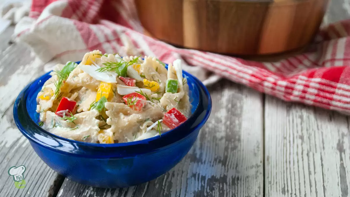 Heart Healthy Crab Pasta Salad