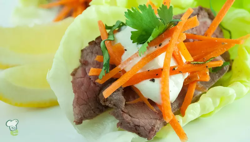 Heart Healthy Beef Lettuce Wraps