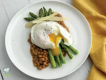 Asparagus and Poached Eggs