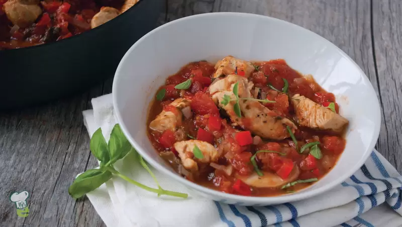 Heart Healthy Chicken Cacciatore