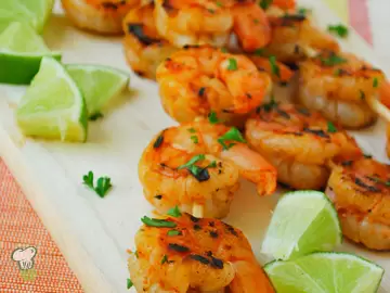 Grilled Lime Shrimp