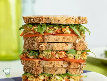 Veggie Chickpea Sandwiches