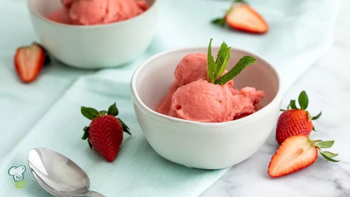 Heart Healthy Strawberry Ice Cream