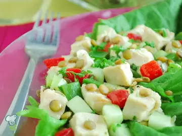 Lentil Chicken Salad
