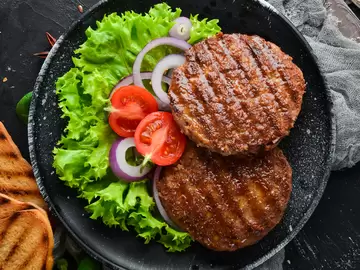 Mushroom Stuffed Burger