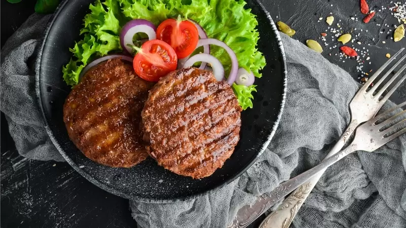 Heart Healthy Mushroom Stuffed Burger