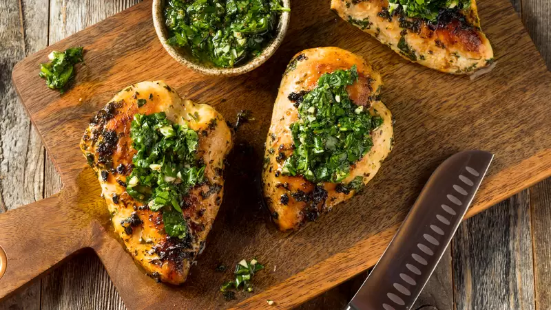 Heart Healthy Grilled Chimichurri Chicken