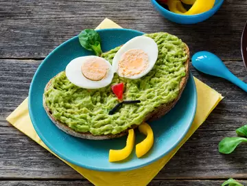 Spooky Avocado Toast