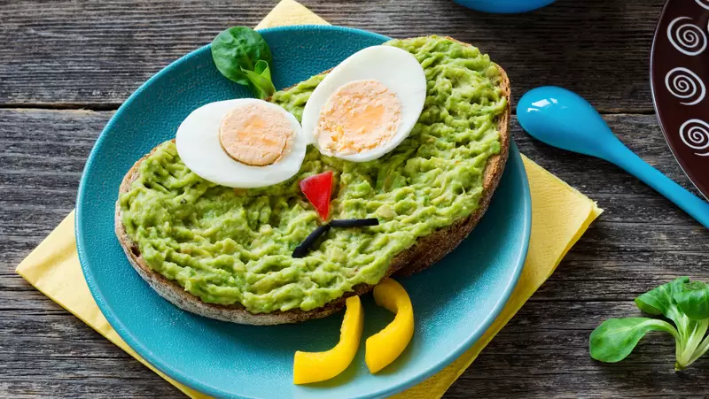 Heart Healthy Spooky Avocado Toast