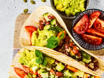 Asparagus Bean Tacos