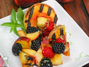 Grilled Peach Salad