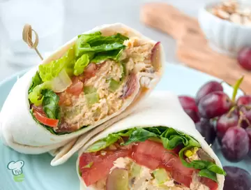 Curry Tuna Salad Wraps